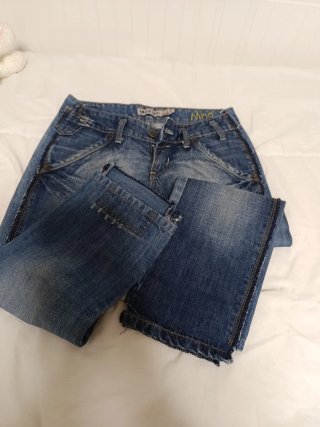 Pantalón vaquero Mango azul