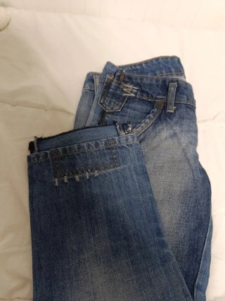Pantalón vaquero Mango azul