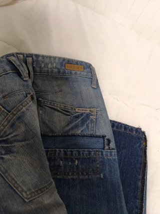 Pantalón vaquero Mango azul