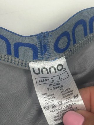 Slip Unno Talla L Gris
