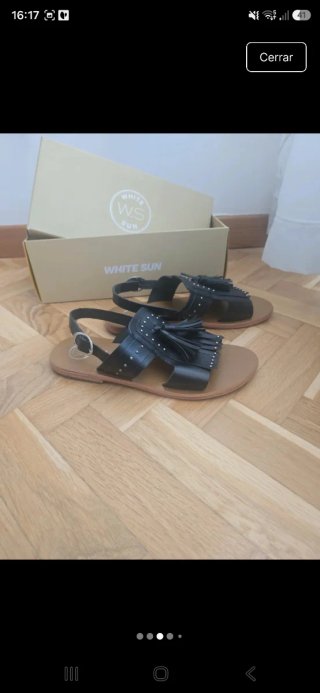 Sandalias negras Talla 38