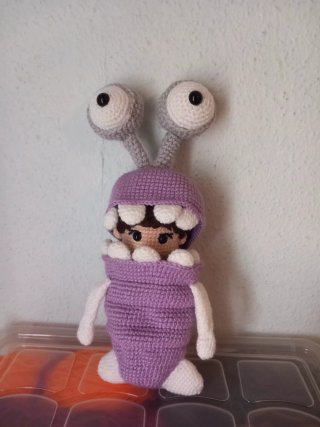 Muñeco Monstruo y Disfraz Boo Crochet