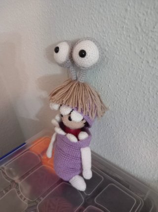 Muñeco Monstruo y Disfraz Boo Crochet