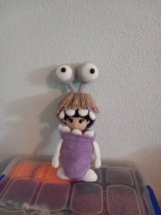Muñeco Monstruo y Disfraz Boo Crochet