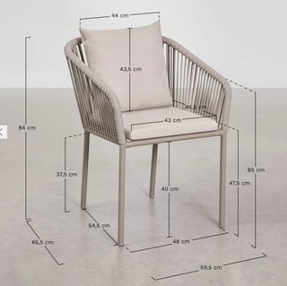 Mesa comedor cristal y 4 sillas mimbre