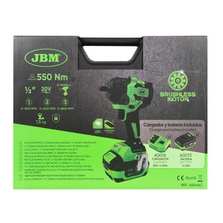Pistola Impacto JBM 60046C 1/2 800Nm