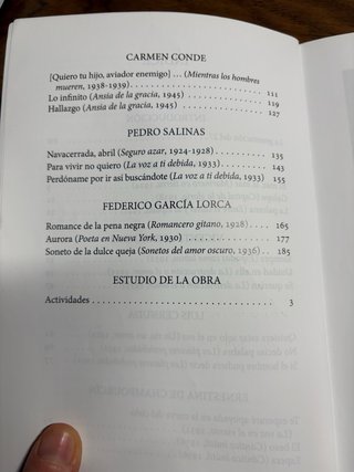 Antología poética generación del 27