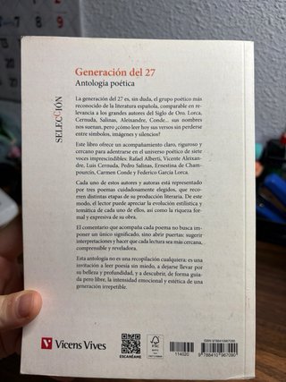 Antología poética generación del 27