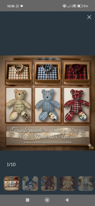 Oso de peluche memorial personalizado