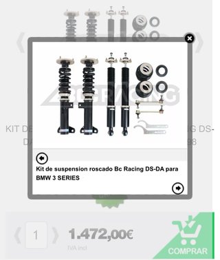 Kit Suspensión BC Racing BMW E46