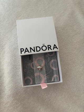 Charm Pandora Disney Gato Marie Rosa y Plata