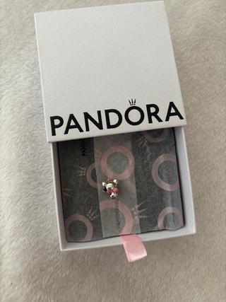 Charm Pandora Disney Gato Marie Rosa y Plata