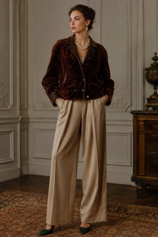 Chaqueta Vintage Marrón