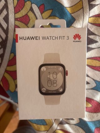Huawei Watch Fit 3 Blanco y Rojo
