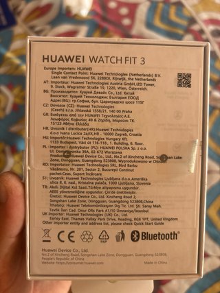Huawei Watch Fit 3 Blanco y Rojo