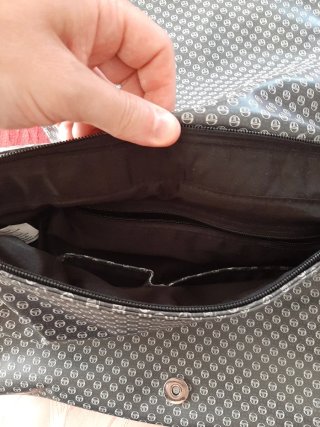 Borsa a tracolla Sergio Tacchini grigia