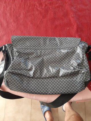 Borsa a tracolla Sergio Tacchini grigia