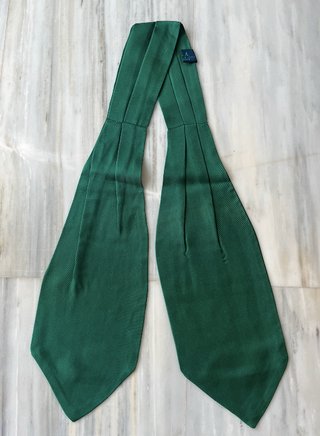 lote corbatas ascot de seda vintage hombre