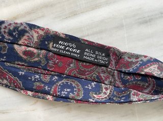 lote corbatas ascot de seda vintage hombre