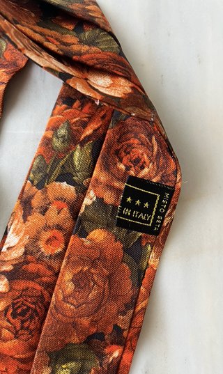 lote corbatas ascot de seda vintage hombre