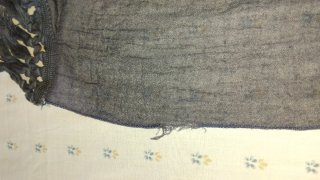 Sciarpa estiva blu e nera