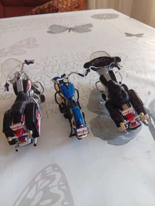 Maisto 3 Harley Davidson Motos a Escala
