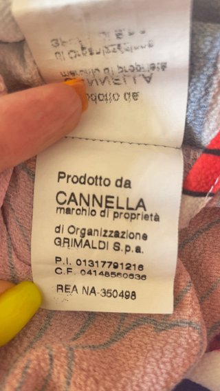 Mono Canella alto estampado floral