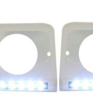 Kit faros delanteros con Luz diurna Cromada para M