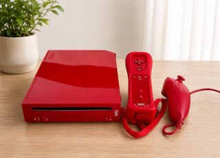 Nintendo Wii Roja Completa