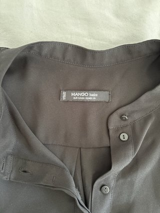 Camisa Mango Negra Mujer
