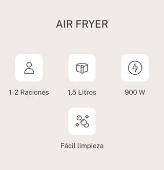 Freidora de aire CREATE color verde