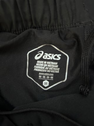 Pantalón corto deportivo Asics negro mujer