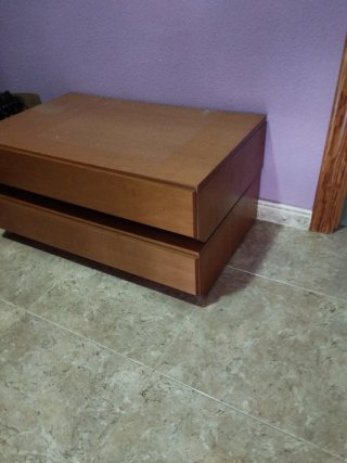 Cajones de madera marrones.Precio por unidad.