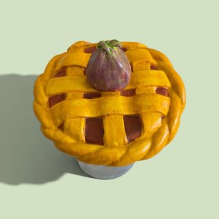 BARATTOLO DI VETRO CON MINI CROSTATA DI FICHI