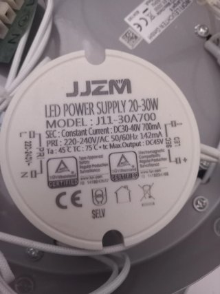 Lámpara LED moderna cristal y metal