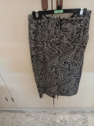 Falda larga estampada
