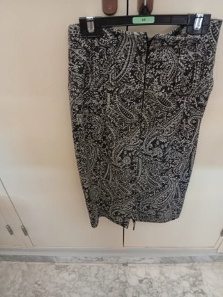 Falda larga estampada