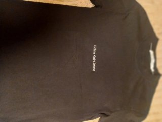 Camiseta Calvin Klein Jeans Negra Mujer