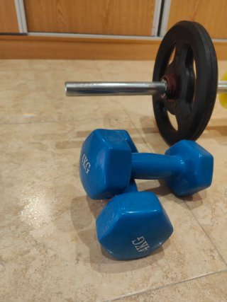 Mancuernas 4kg y 2.5kg