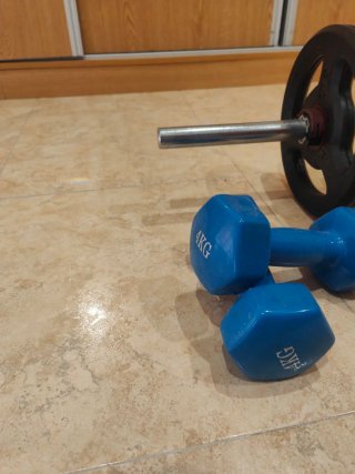 Mancuernas 4kg y 2.5kg