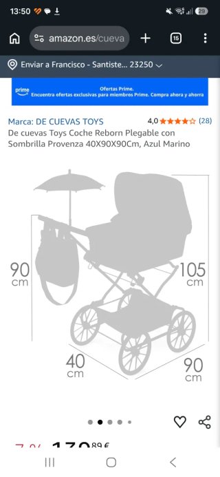 Carro Muñecas Reborn Verona De Cuevas
