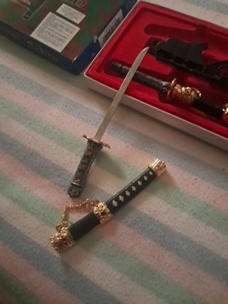 Mini Katane Giapponesi in Acciaio Inox