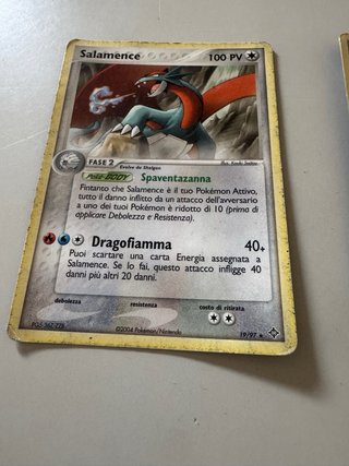 Lotto 3x Carte Pokemon: Salamence, Wailord, Blazik