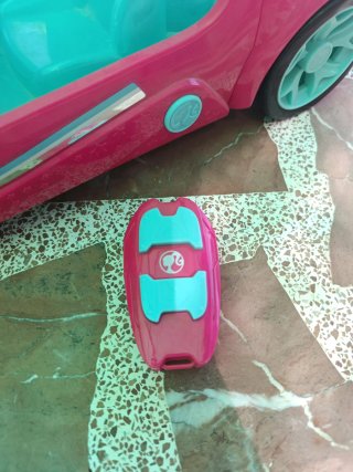 Coche Barbie Rosa y Turquesa