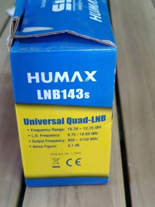 Humax LNB 143 s Universal Quad LNB