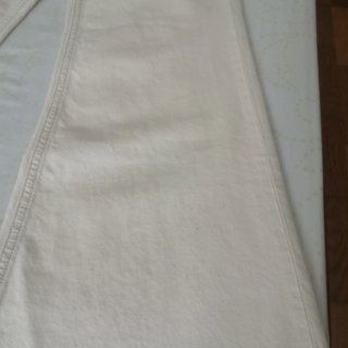 Vaqueros Mango Campana Vainilla Talla 36