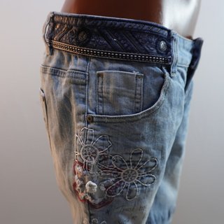 Pantalones Cortos Vaqueros Desigual Mujer