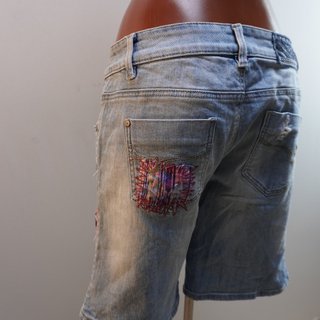 Pantalones Cortos Vaqueros Desigual Mujer