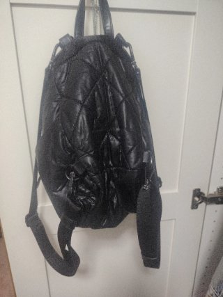 Vestido Desigual Negro Multicolor más mochila Desi