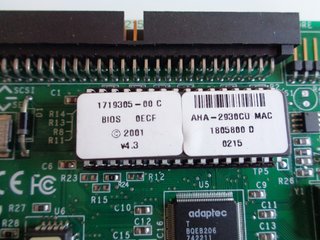 Tarjeta SCSI Adaptec AHA-2930CU MAC